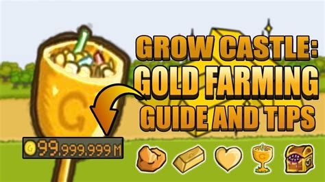 Grow Castle: EASY GOLD GUIDE! Gold Farming Tips and Tricks.